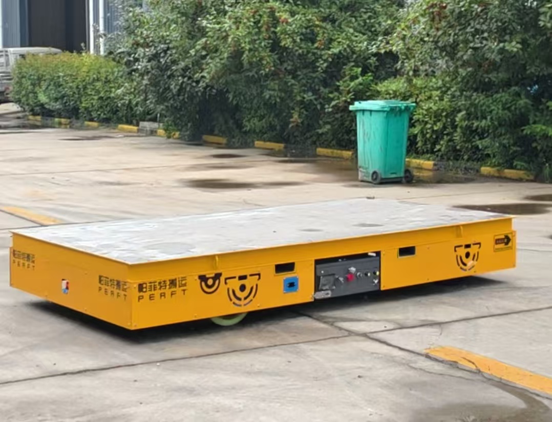 广西桂林BWP-3吨运输冲压模具无轨平车生产完成